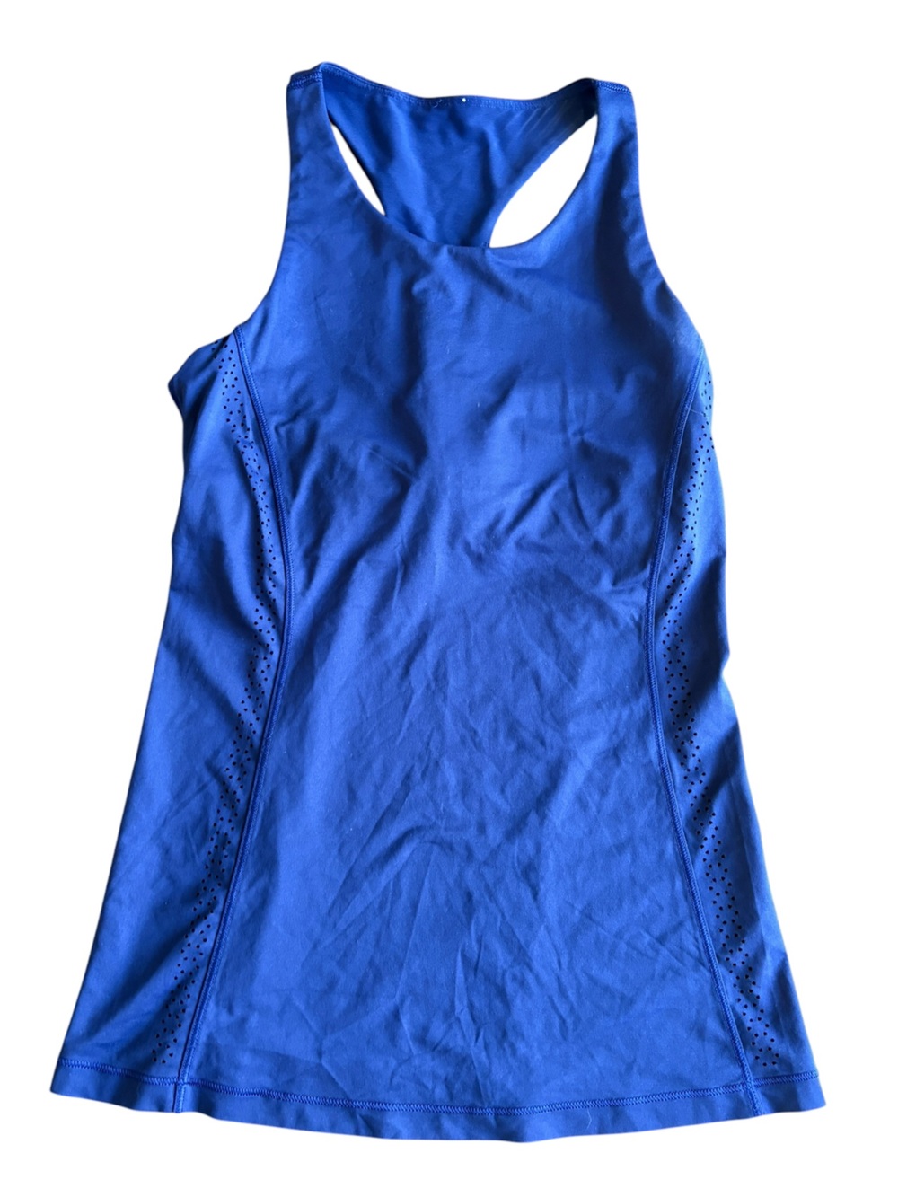 Lululemon Royal Blue Racerback Athletic Tank Womens Sz 2